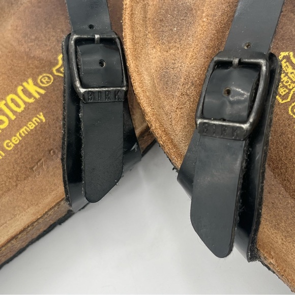 BIRKENSTOCK Piazza Birko-Flor Patent Leather Black 36 - Picture 8 of 9